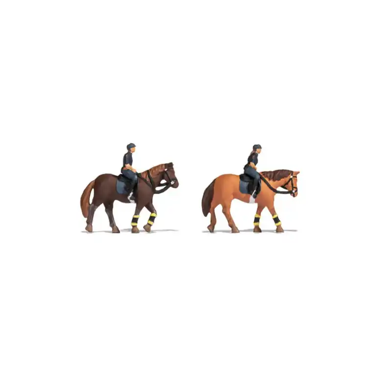 Marque Police montée à cheval - NOCH 15078 - HO 1/87