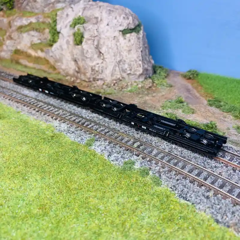 Coffret de deux trucks à 4 essieux, DR, Ep IV - ROCO 6640002 - HOe 1/87 Meilleur Prix