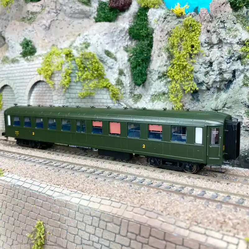 Offre Exclusive Voiture Bacalan, 2CL, B11 myfi de la SNCF, Ep.IIIb - REE VB372 - HO 1/87