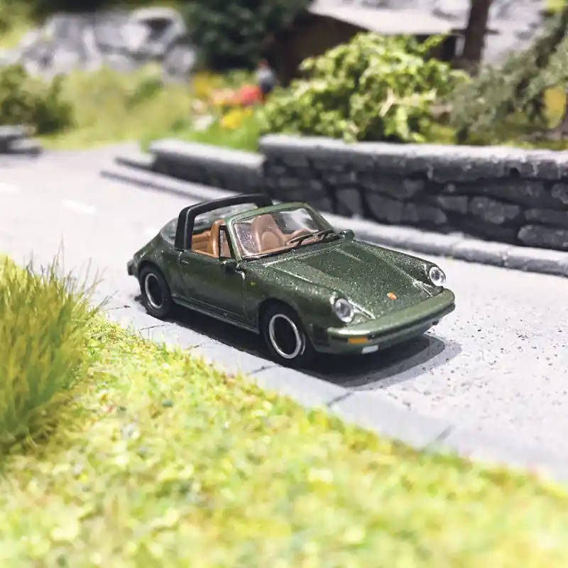 Porsche 911 Targa, Carrera 3.2 - SCHUCO 452670300 - HO 1/87 Retour Gratuit