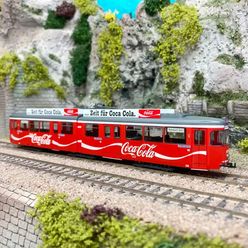 Tramway Duewag Gt6, Heidelberger, "Coca Cola", Ep IV et V digital - RIVAROSSI HR2861D - HO 1/87 Acheter En Ligne