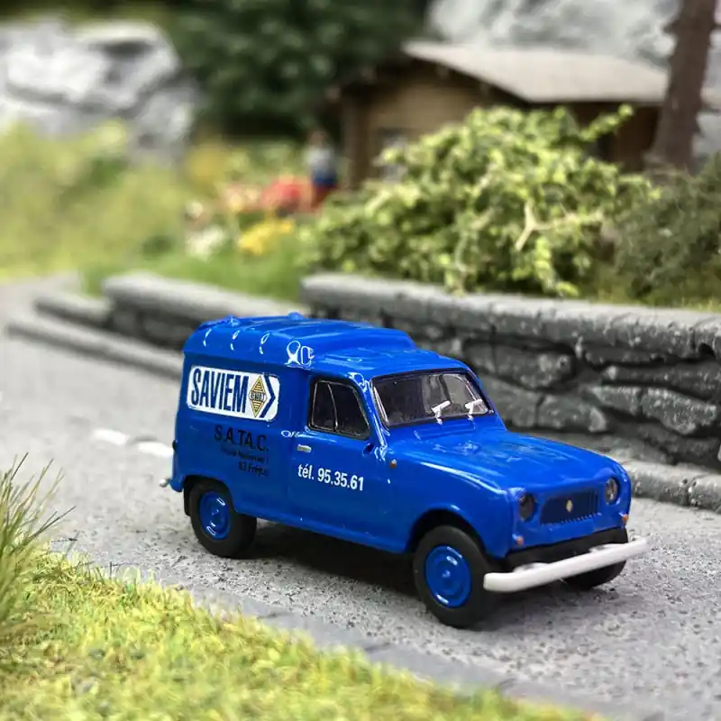 Renault 4L fourgonnette "Saviem" - BREKINA / SAI 2457 - HO 1/87 Offre Exclusive