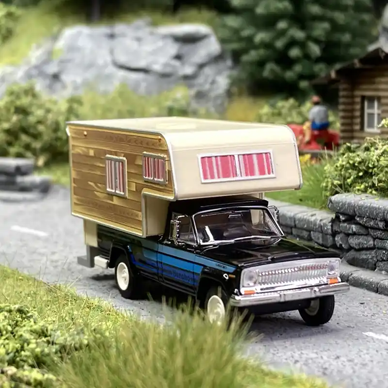 Offre Spéciale Jeep Gladiator B, Camping Car, Noir Bleu - BREKINA 19836 - HO 1/87