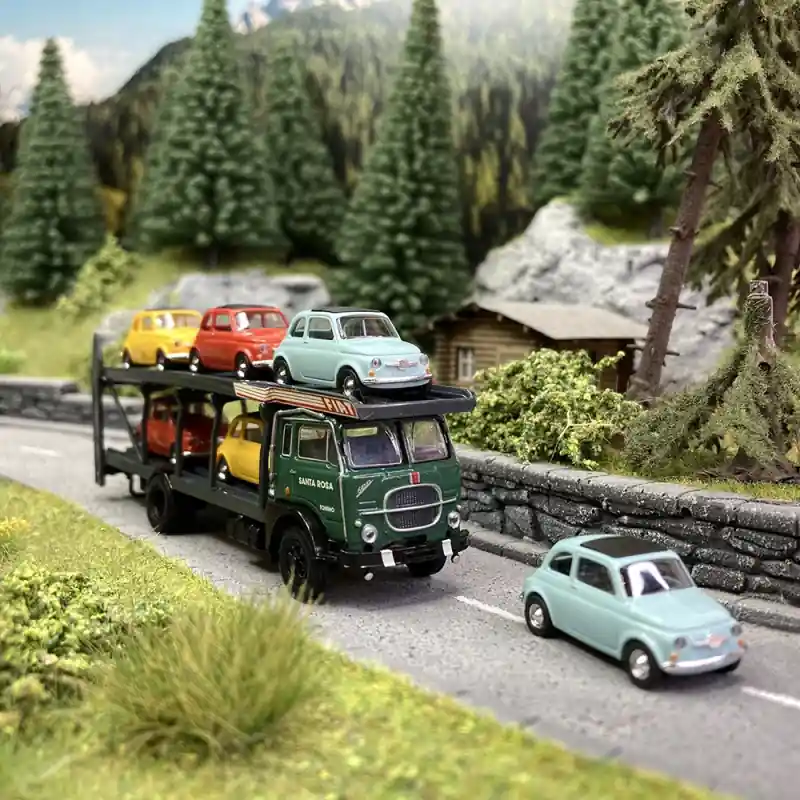 Fiat 640 Transport Fiat 500 - STARLINE MODELS 58482 - HO 1/87 Vente Flash