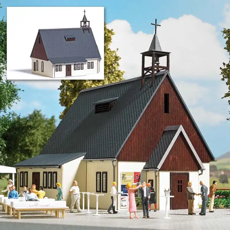 Chapelle Allemande de 1929 - BUSCH 1940 - HO 1/87 Certifié