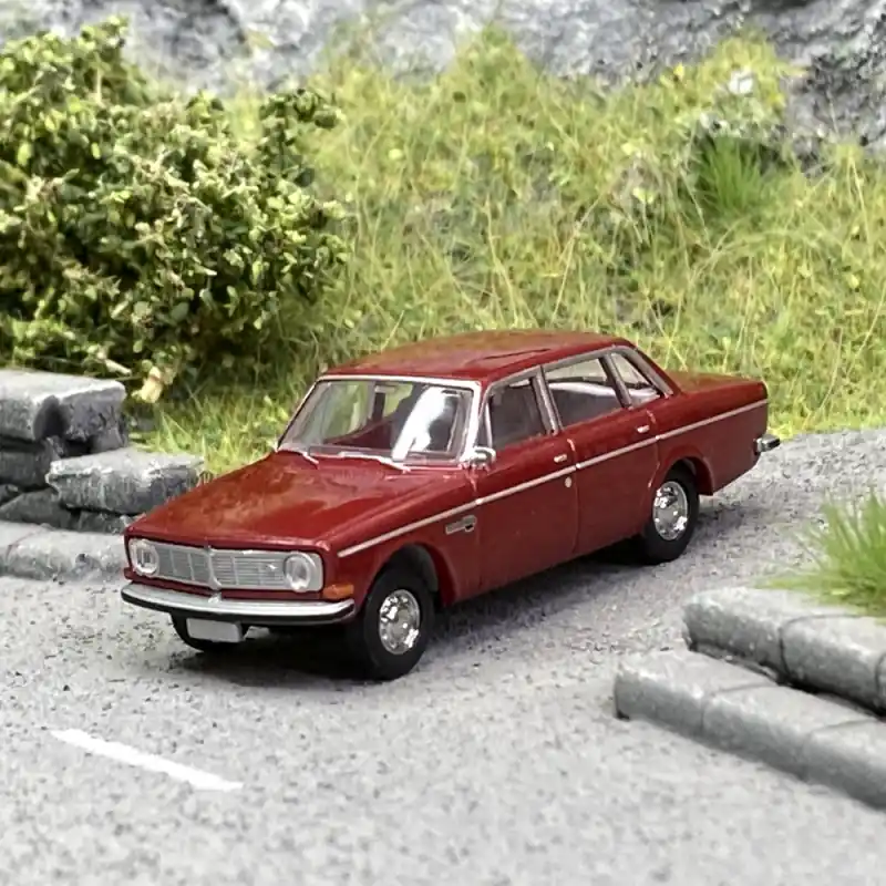 Volvo 144 Rouge Foncé Métallisé - BREKINA 29424 - HO 1/87 Offre Limitée