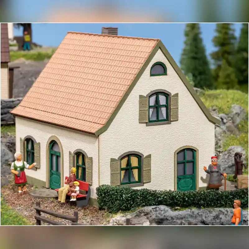 Meilleur Choix Maison Familiale, Laser Cut - NOCH 66608 - HO 1/87