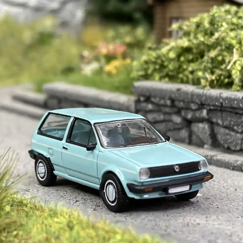 Volkswagen Polo II, "FOX" Turquoise - PCX 870334 - HO 1/87 Populaire