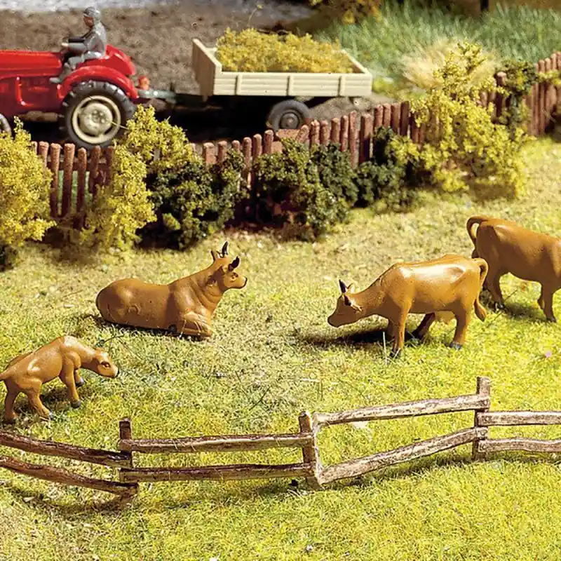 Clôture Campagnarde "2 Barreaux" 100 cm - NOCH 13030 - HO 1/87 Nouveauté