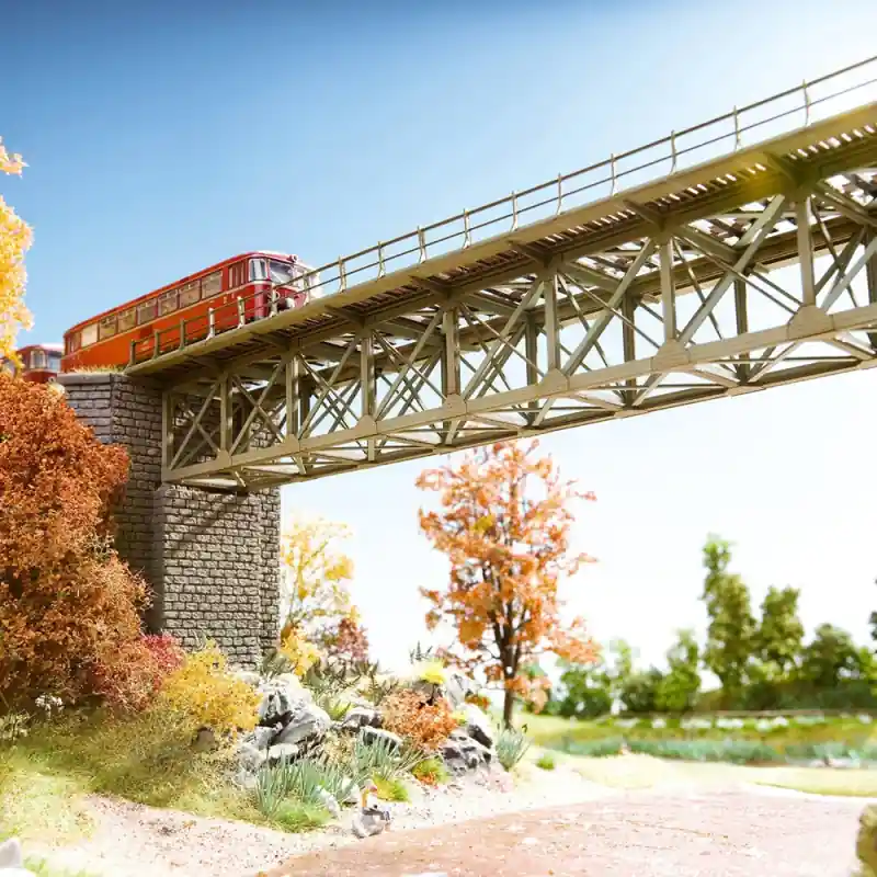 Pont en "treillis d‘acier" - Laser Cut - NOCH 67038 - HOe HOm Offre Limitée