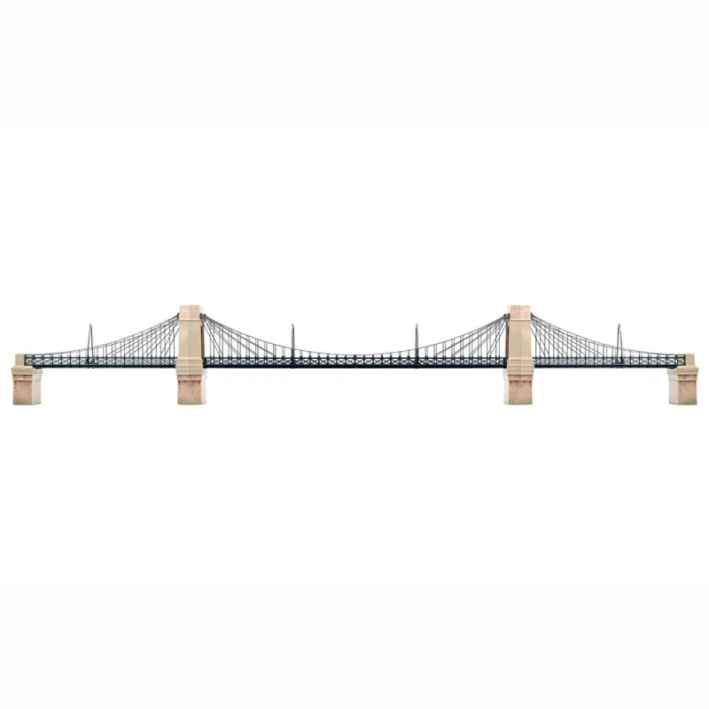 Seulement Aujourd'hui Grand pont suspendu 1 voie 1372mm - HORNBY R8008 - HO 00 1/76