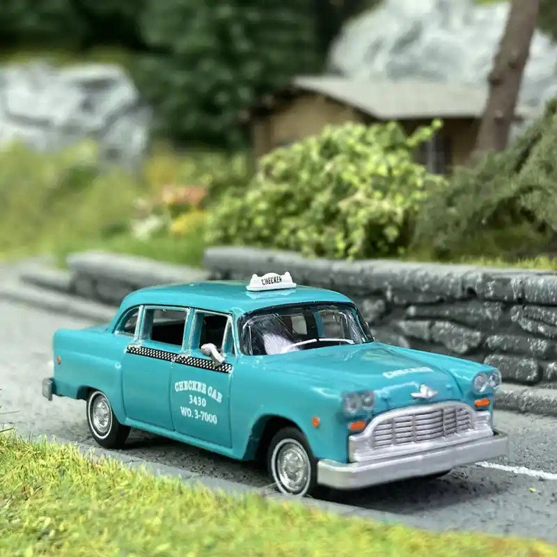 Taxi Checker Cab Detroit - DRUMMER 58937 - HO 1/87 Top Vente