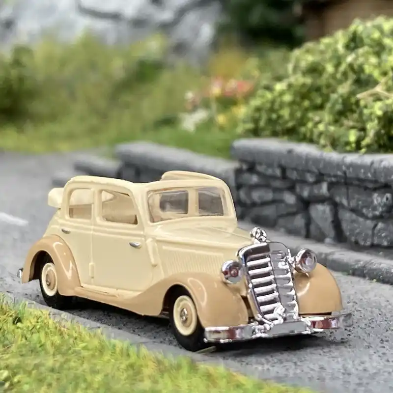 Mercedes 170V Découvrable, Beige - BUSCH 41447 - HO 1/87 Meilleure Vente