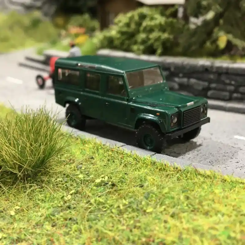 Authentique Land Rover Defender Vert-HO 1/87-BUSCH 50377
