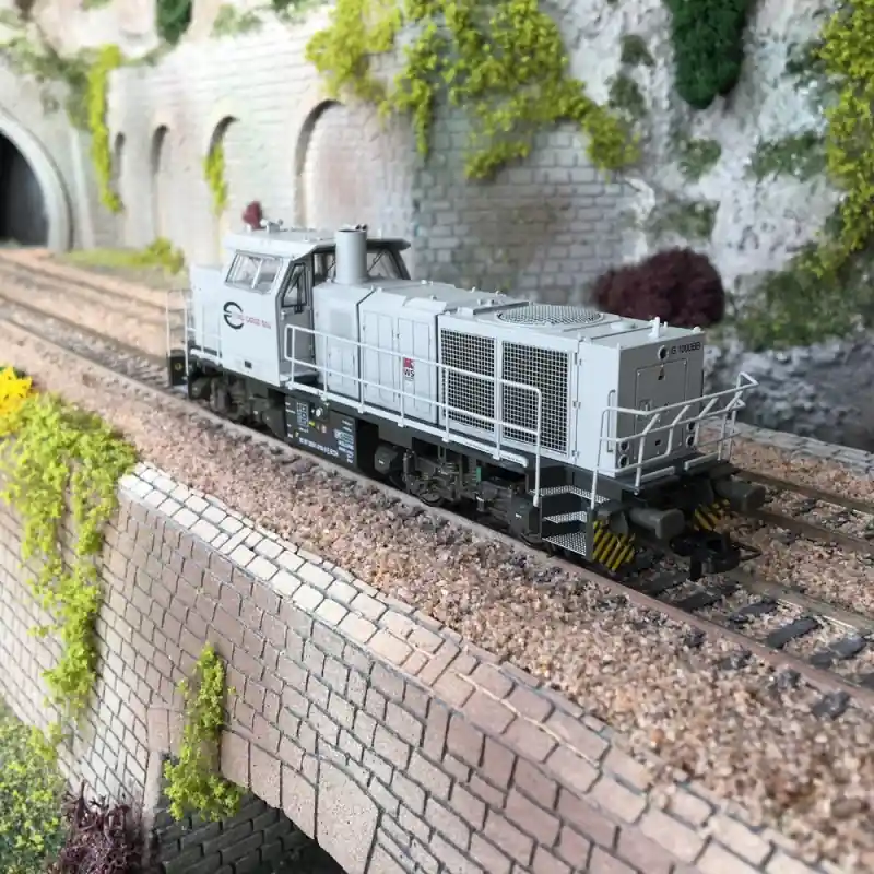 Locomotive diesel Vossloh G1000 ECR, Ep VI-HO 1/87-Mehano 90252 Bon Plan