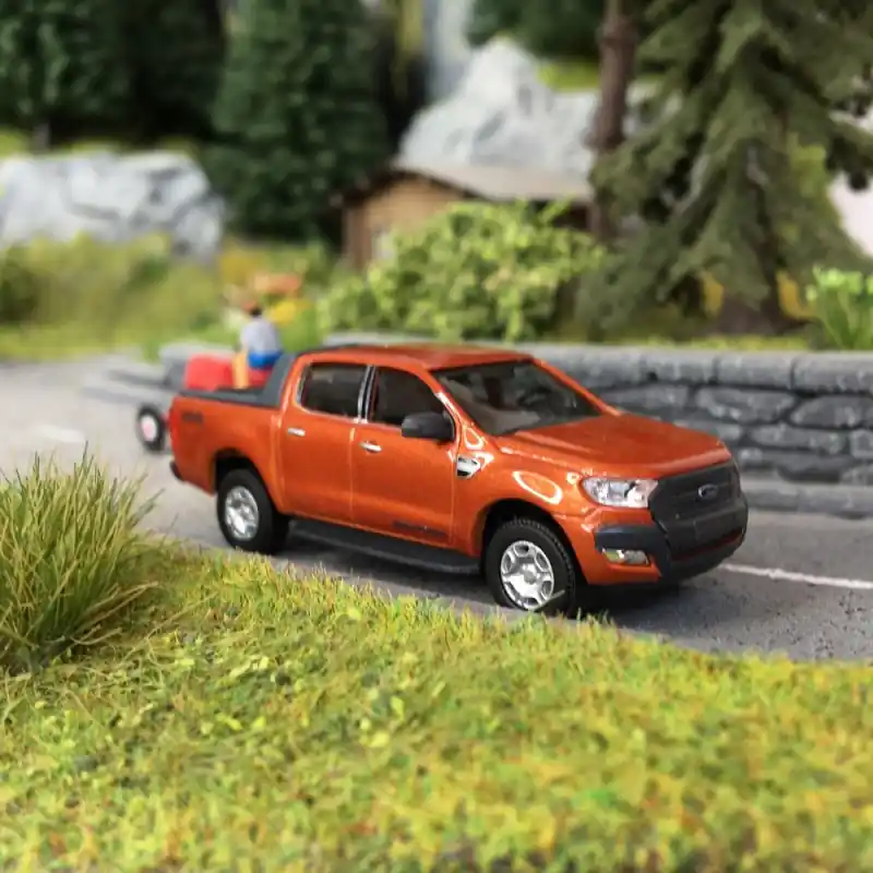 Ford Ranger Orange métal-HO-1/87-BUSCH 52804 Haute Qualité