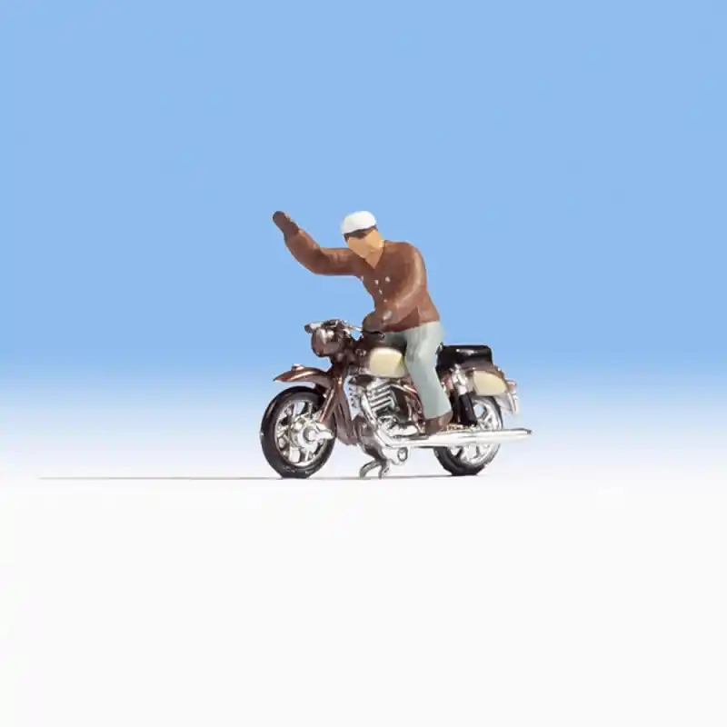 Livraison Express Motard sur NSU Supermax - HO 1/87 - NOCH 15916