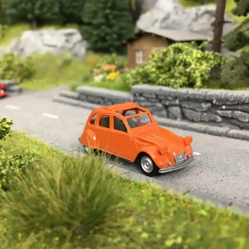 Citroën 2CV Orange-HO 1/87-HERPA 020824-006 Prix Cassé