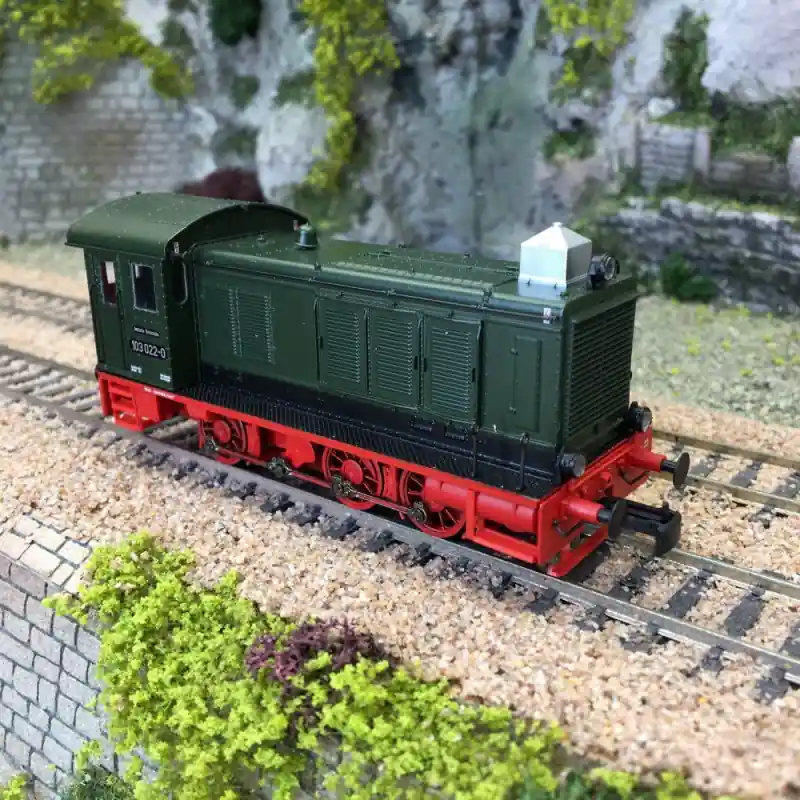 Pas Cher Locomotive BR 103 Ep IV DR digital son 3R-HO 1/87-BRAWA 41665