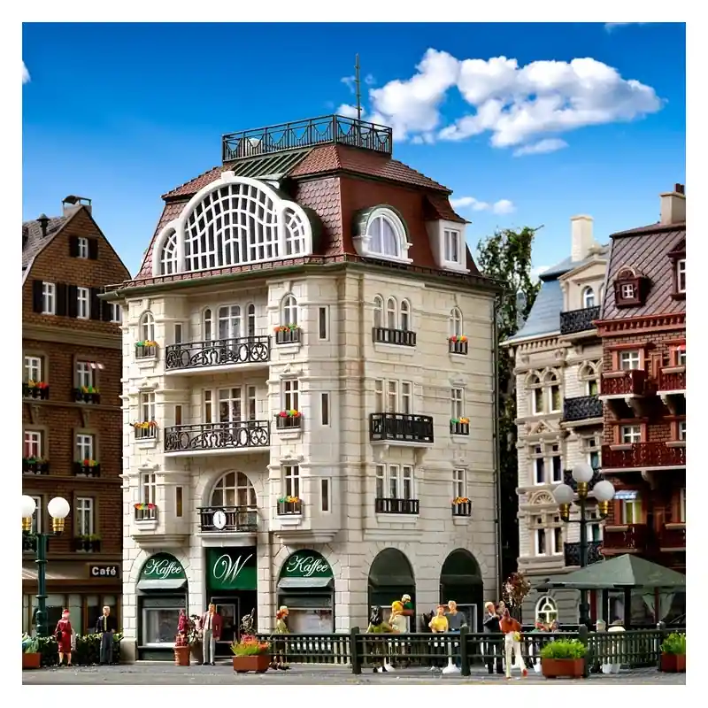 Acheter Direct Bâtiment avec Café/Pâtisserie-HO 1/87-VOLLMER 43618