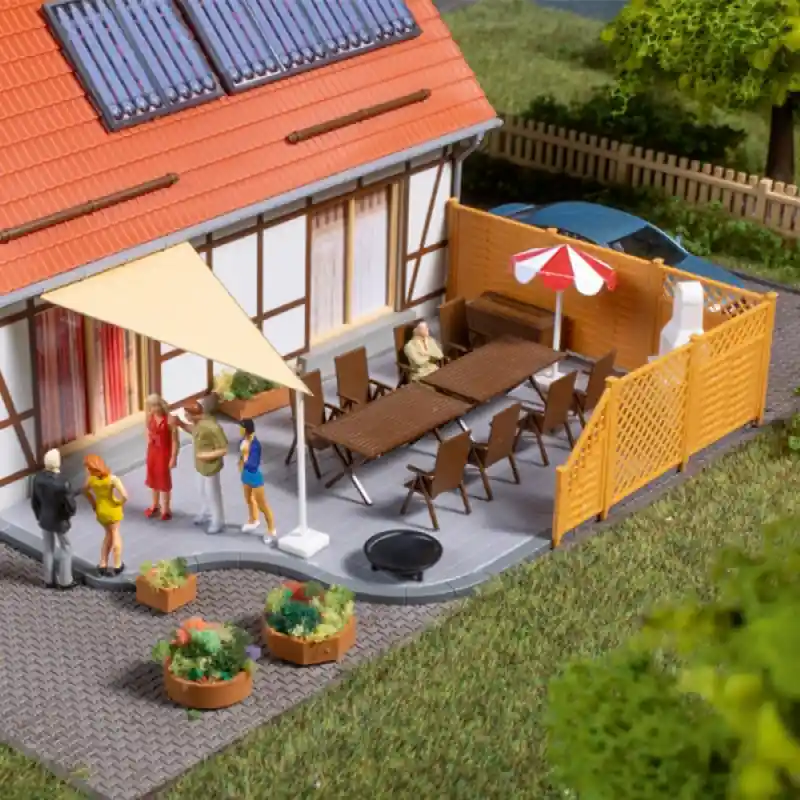 Mobilier de jardin-HO 1/87-AUHAGEN 41650 Petit Prix