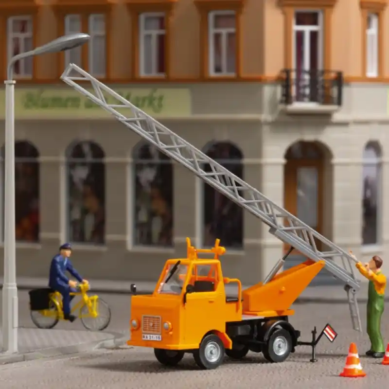 Multicar M22 avec échelle-HO 1/87-AUHAGEN 41656 Petit Prix