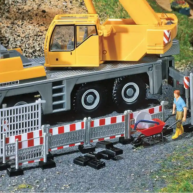 Clôtures hautes et basses pour barrage -HO 1/87 FALLER 180435 Réduction