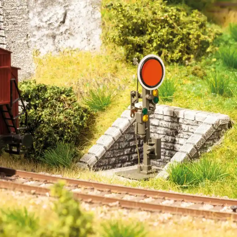Petit Prix 2 niches pour support de signal ferroviaire type pierre -HO 1/87- NOCH 58306 LASER CUT