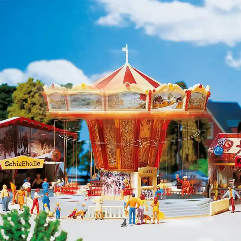 Manège "Les chaises volantes" (Motorisé) - Fête Foraine-HO-1/87-FALLER 140315 Prix Réduit