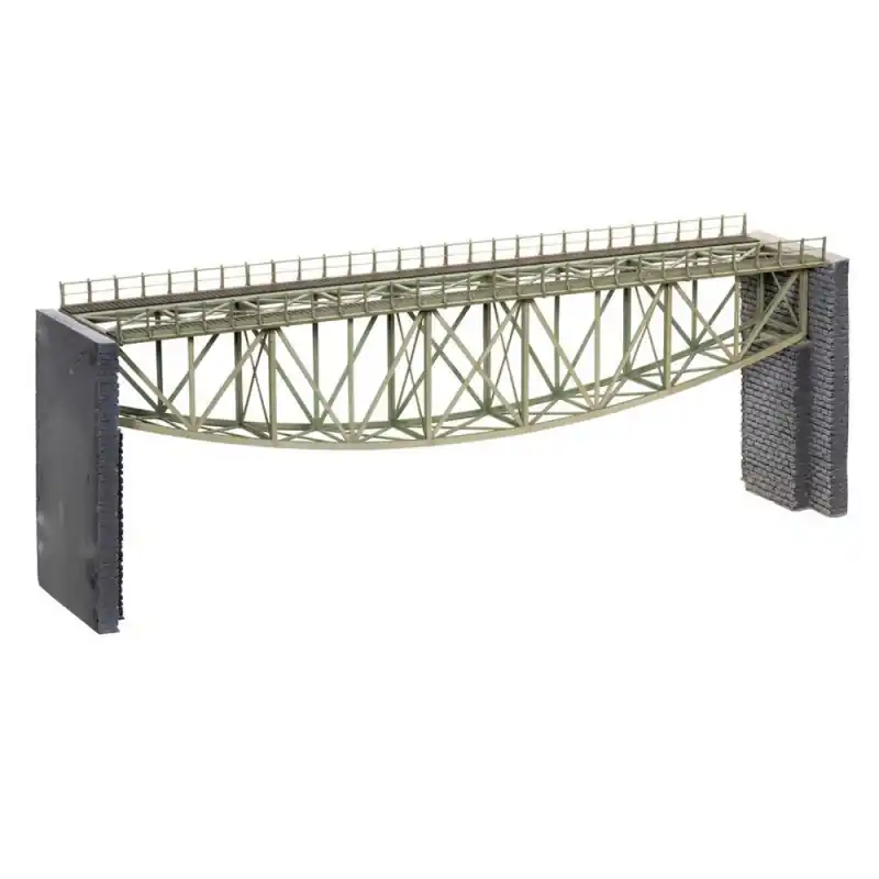 Commande En Gros Pont Arche Inversée en treillis d‘acier 1 voie - HO-1/87- NOCH 67027