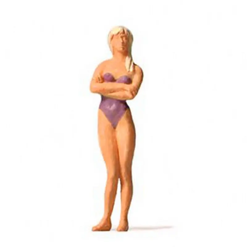 Femme en maillot de bain - Baigneuse, Unitaire -HO 1/87-PREISER 28071 Expédition Rapide