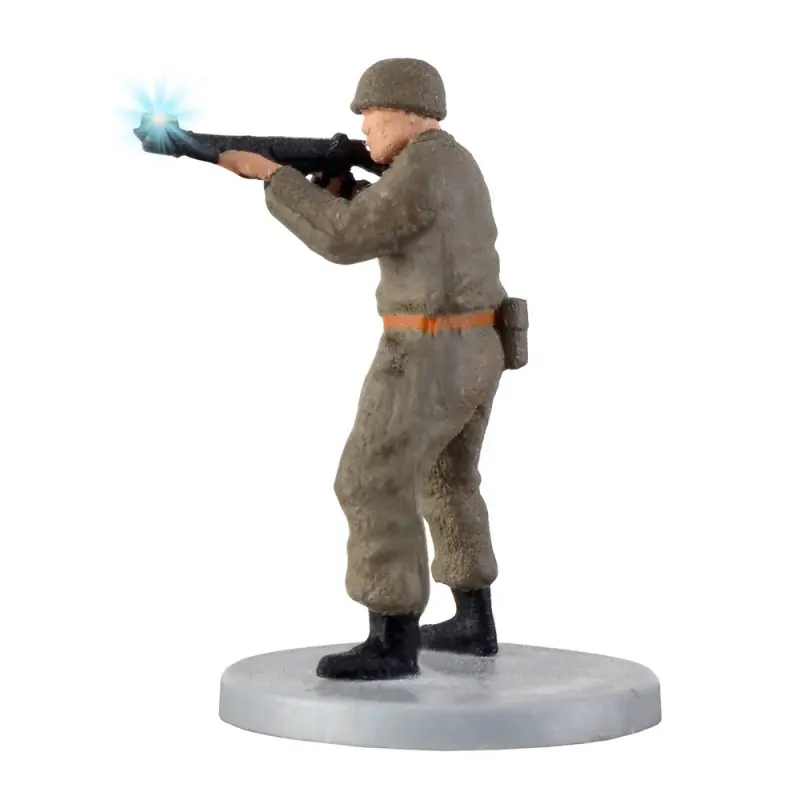 Vente Directe Soldat avec fusil et lumière animée-HO 1/87-VIESSMANN 1530