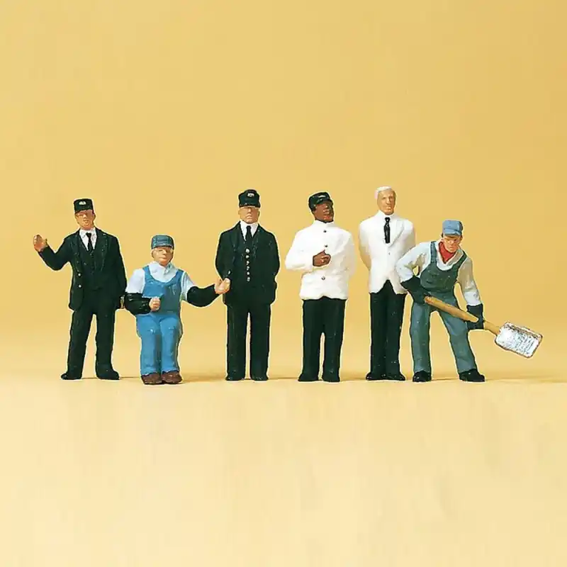 Offre Spéciale Personnel Ferroviaire US x 6-HO 1/87-PREISER 10452
