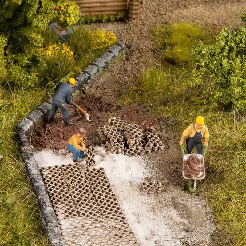 Meilleur Prix Dalles pour Gazon type béton-HO 1/87-NOCH 14227