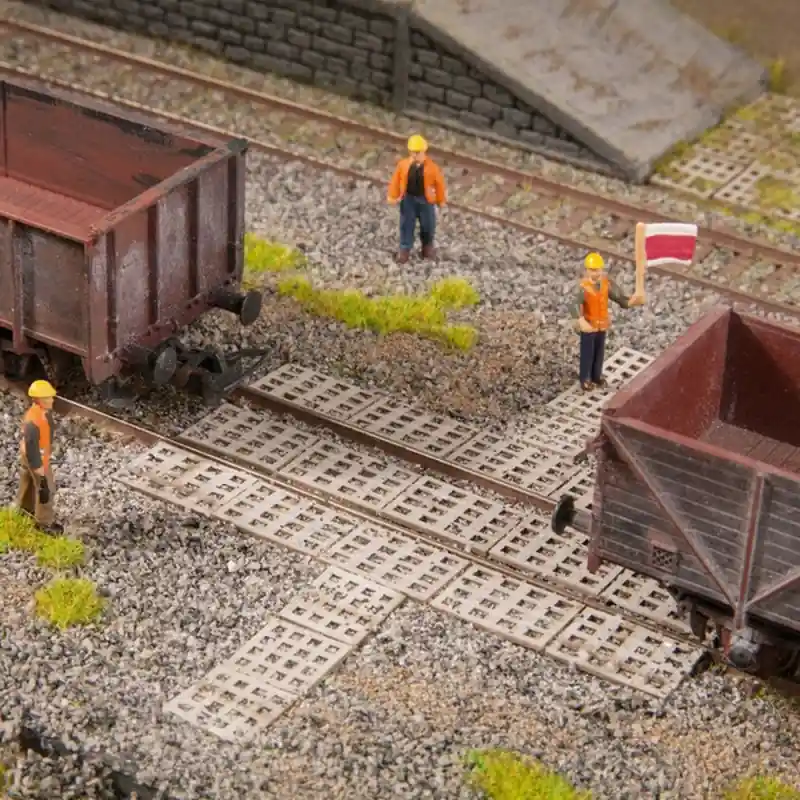 Prix Bas Dalles alvéolées type béton-HO 1/87-NOCH 14301