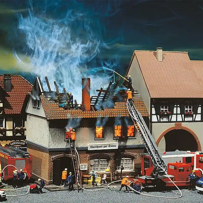 Achetez Aujourd'hui Maison en feu-HO 1/87-FALLER 130429
