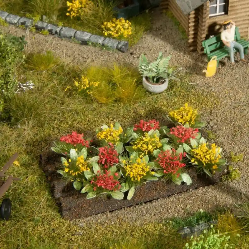 Massif de Roses-HO 1/87-NOCH 13223 Top Vente