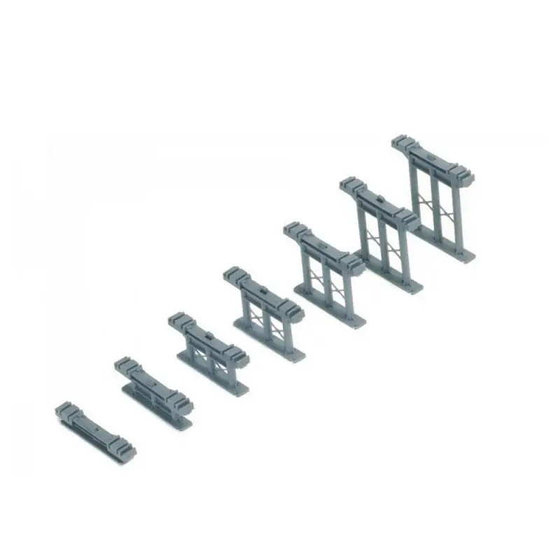7 supports pour rampe-HO 1/87-HORNBY R658 Affaire À Saisir