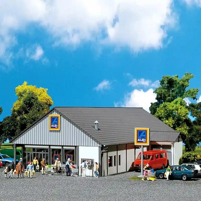 Supermarché ALDI Sud/Nord-HO 1/87-FALLER 130339 Nouveauté