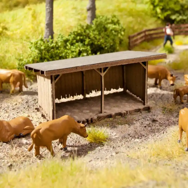 Abri pour animaux-HO 1/87-NOCH 14379 Satisfait Ou Remboursé