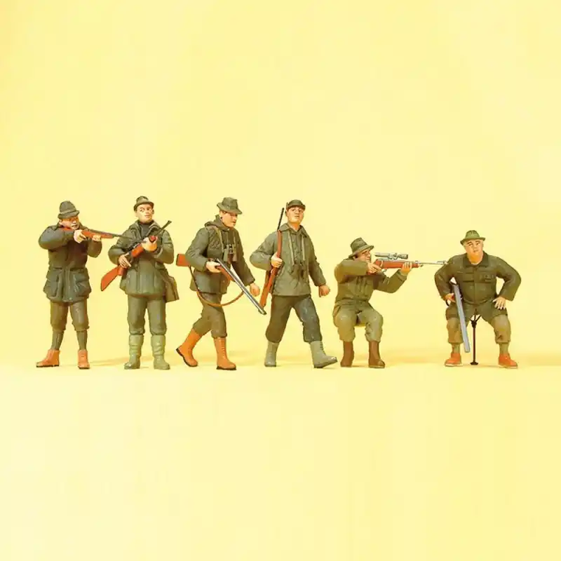 Satisfait Ou Remboursé 6 chasseurs-HO 1/87-PREISER 10552