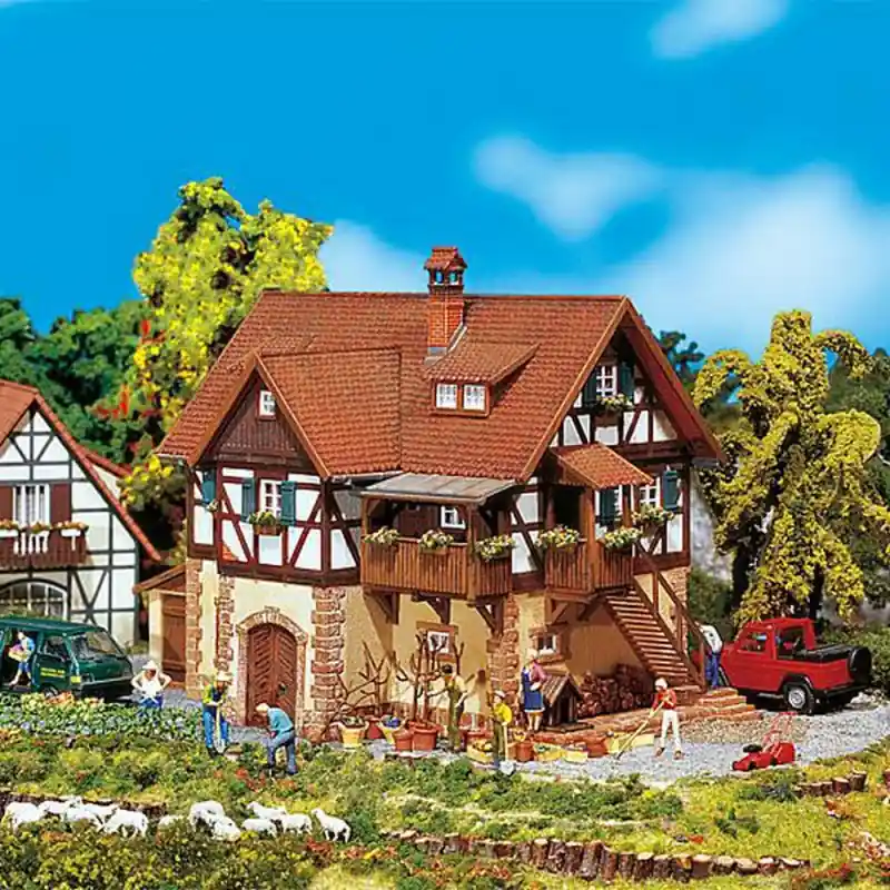Grande Maison à poutres apparentes-HO-1/87-FALLER 130266 Nouveauté