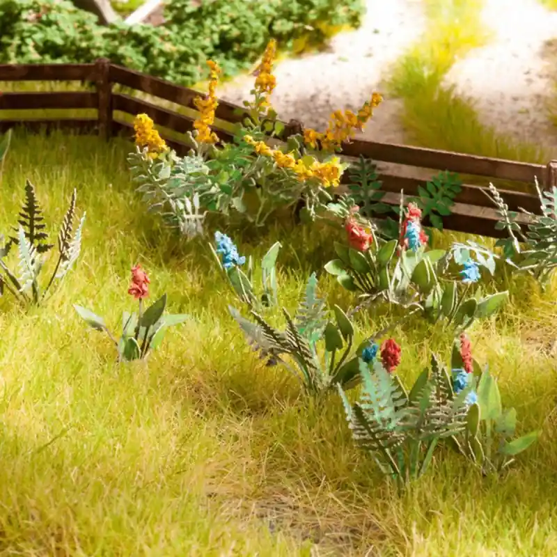 17 plantes de champs - prairies-HO 1/87-NOCH 14056 Authentique