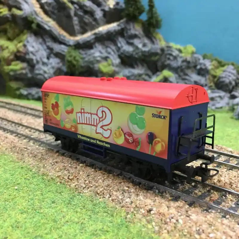 Wagon couvert Nimm2 époque VI -HO-1/87-MARKLIN 44215 Haute Qualité