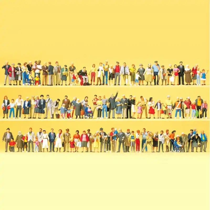 100 promeneurs pour parc et ville HO-1/87-PREISER 13002 Seulement Aujourd'hui