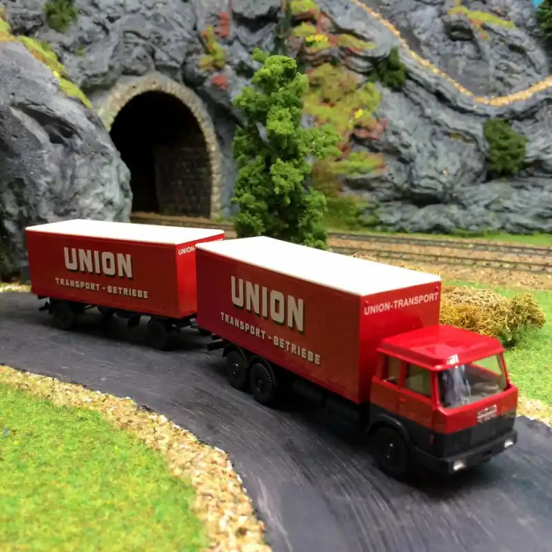 Prix Bas Camion avec remorque Hanomag Union -HO-1/87-Wiking 045701