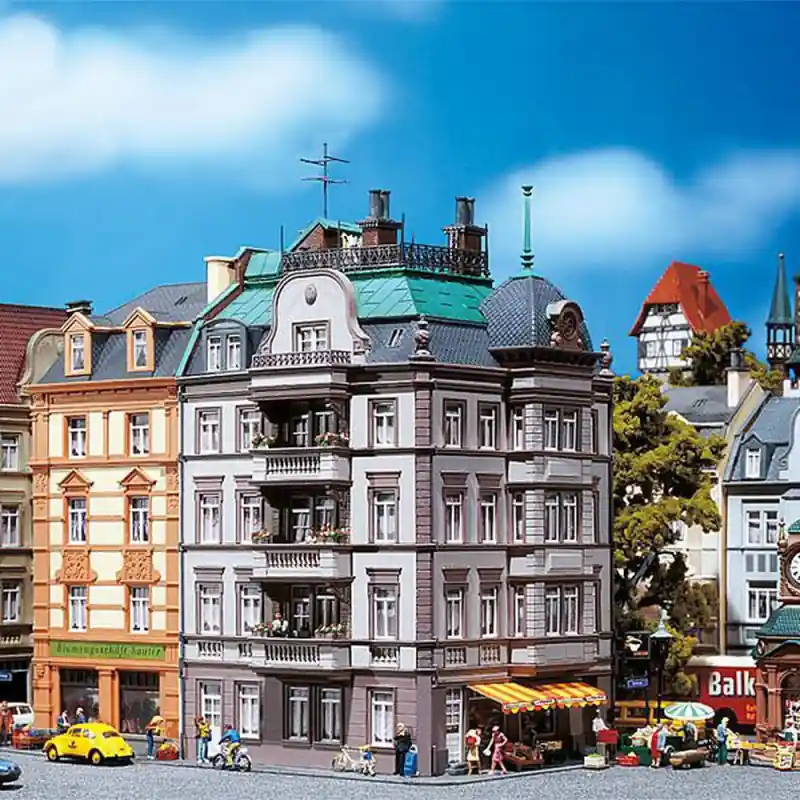 Maison de ville d‘extrémité-HO-1/87-FALLER 130918 Retour Gratuit
