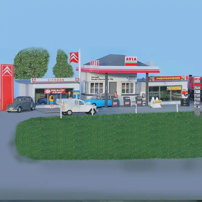Offre Limitée Garage Citroen avec voiture-HO-1/87-SAI 160