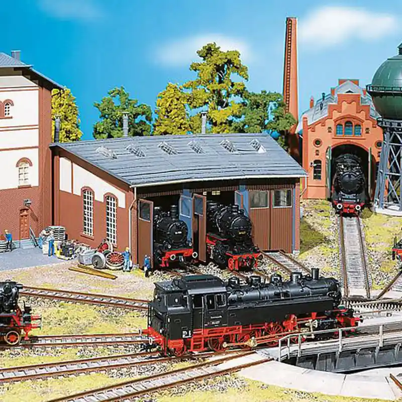 Rotonde à 3 locomotives-HO-FALLER 120176 Acheter Direct