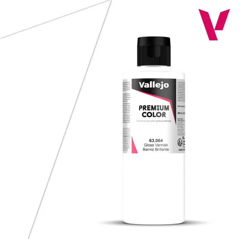 Top Vente Vernis Brillant - 200ml Auxiliaire Premium Color - VALLEJO 63.064